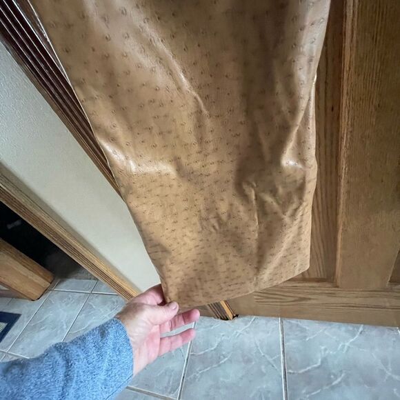 NWT Pleather Tan Juniors size 9 Slacks - Picture 10 of 12